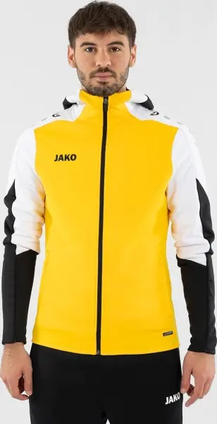 Олімпійка (мастерка) з капюшоном Jako DYNAMIC жовто-біло-чорна 6870-305