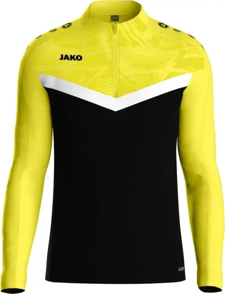 Реглан Jako ZIP TOP ICONIC чорно-біло-жовтий 8624-808