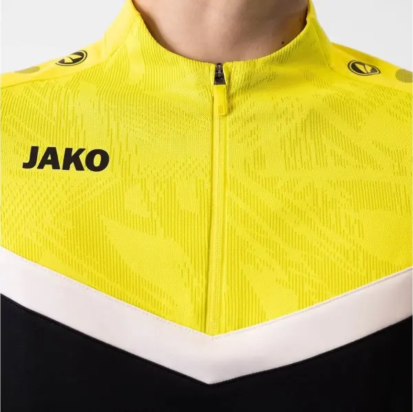 Реглан Jako ZIP TOP ICONIC чорно-біло-жовтий 8624-808