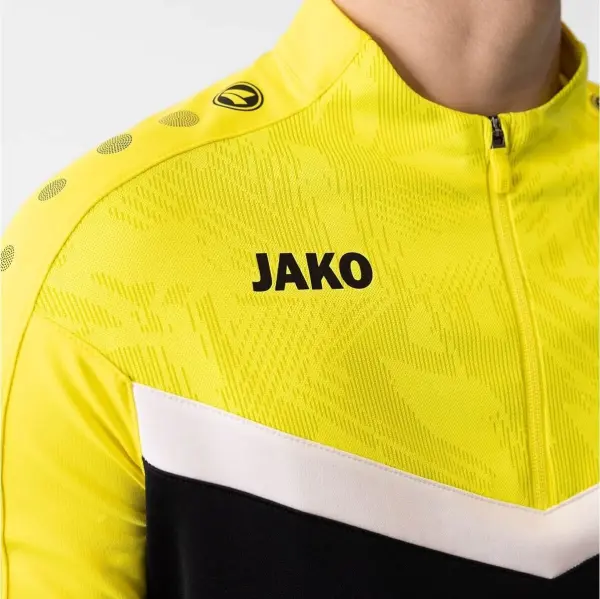 Реглан Jako ZIP TOP ICONIC чорно-біло-жовтий 8624-808
