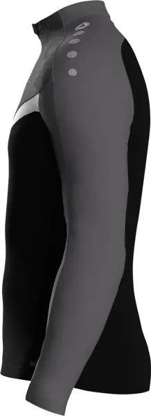 Реглан Jako ZIP TOP ICONIC чорно-біло-сірий 8624-801