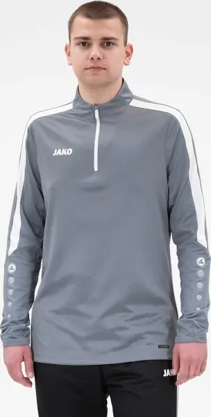 Реглан Jako ZIP TOP POWER серо-белый 8623-840