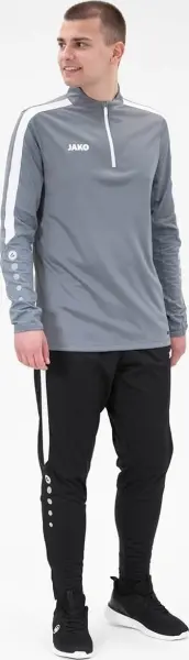 Реглан Jako ZIP TOP POWER серо-белый 8623-840