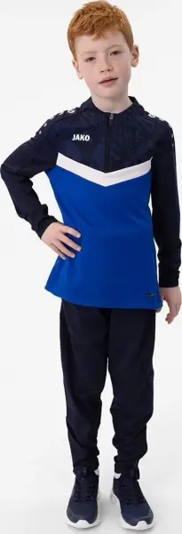 Реглан детский Jako ZIP TOP ICONIC сине-бело-темно-синий 8624-403