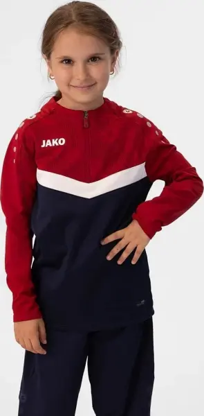 Реглан дитячий Jako ZIP TOP ICONIC темно-синьо-біло-червоний 8624-901
