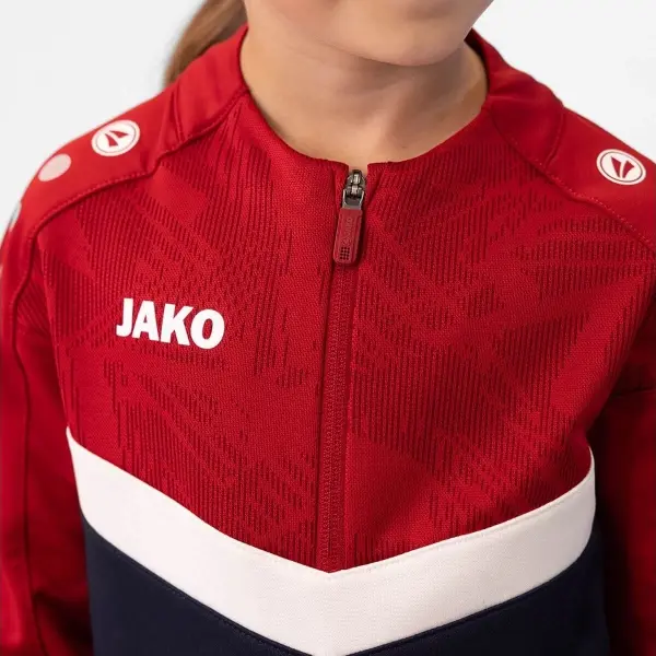 Реглан дитячий Jako ZIP TOP ICONIC темно-синьо-біло-червоний 8624-901