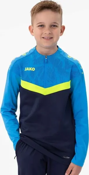 Реглан детский Jako ZIP TOP ICONIC темно-сине-желто-синий 8624-914