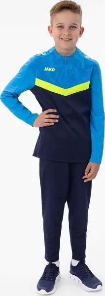 Реглан детский Jako ZIP TOP ICONIC темно-сине-желто-синий 8624-914