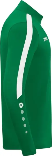 Реглан дитячий Jako ZIP TOP POWER зелено-білий 8623-200