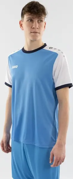 Футболка джерсі Jako DYNAMIC S/S блакитно-біло-темно-синя 4270-431