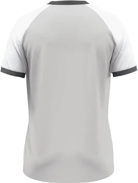 Футболка джерсі Jako DYNAMIC S/S сіро-біла 4270-837