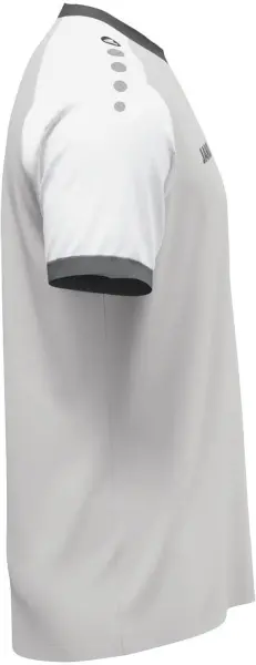 Футболка джерсі Jako DYNAMIC S/S сіро-біла 4270-837