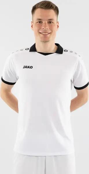 Футболка джерсі Jako GLORY S/S біло-чорна 4251-001