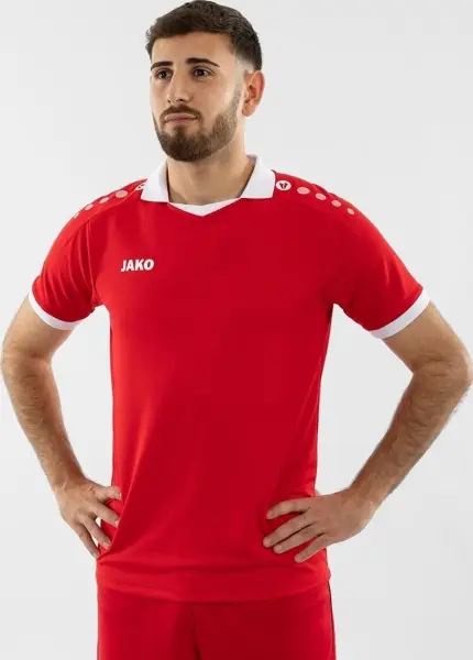 Футболка джерсі Jako GLORY S/S червоно-біла 4251-105