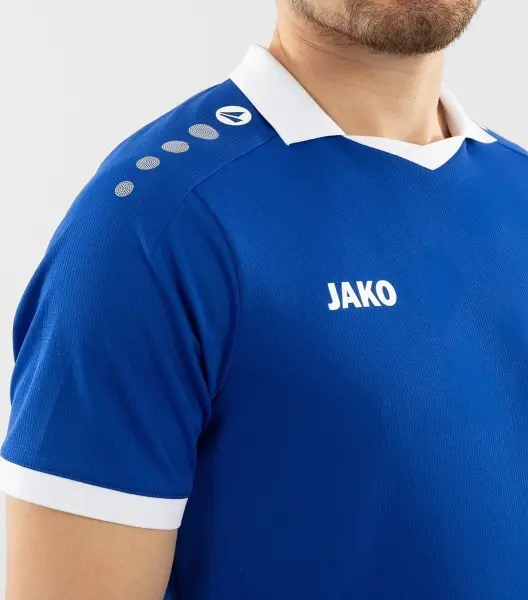 Футболка джерсі Jako GLORY S/S синьо-біла 4251-406