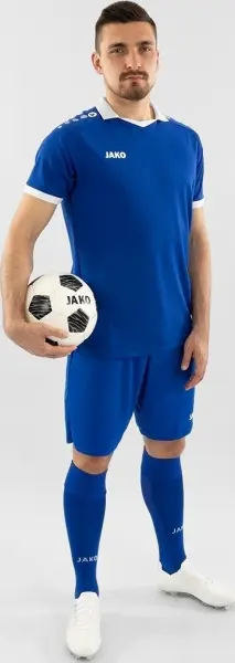 Футболка джерсі Jako GLORY S/S синьо-біла 4251-406