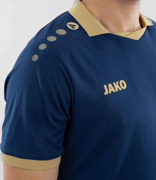 Футболка джерси Jako GLORY S/S темно-сине-золотая 4251-936