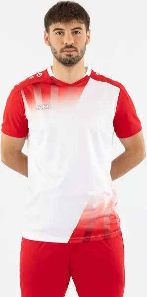 Футболка джерси Jako VINTAGE S/S бело-красная 4245-028