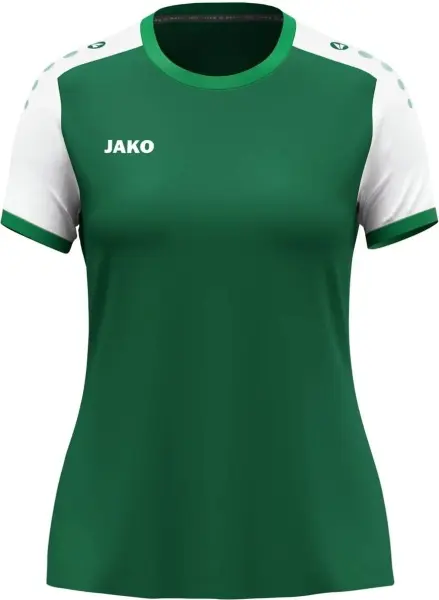 Футболка джерсі жіноча Jako DYNAMIC S/S зелено-біла 4270D-205