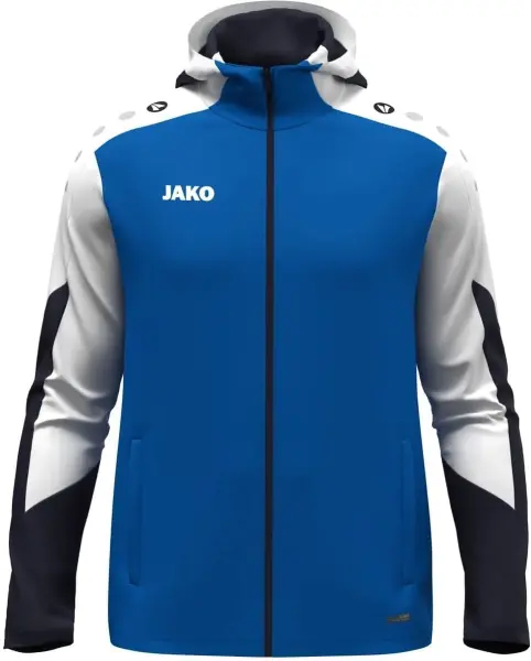 Олімпійка (мастерка) з капюшоном Jako DYNAMIC синьо-біло-темно-синя 6870-405