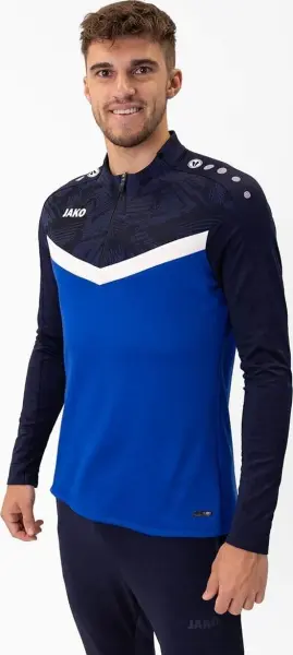Реглан Jako ZIP TOP ICONIC синьо-біло-темно-синій 8624-403