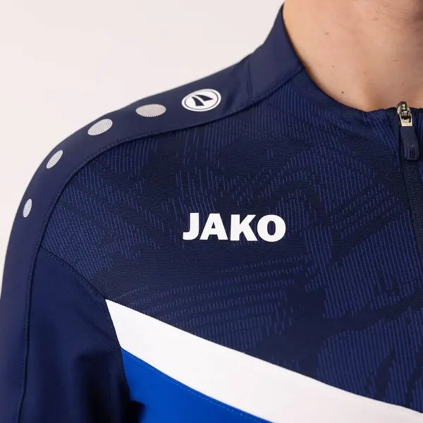 Реглан Jako ZIP TOP ICONIC синьо-біло-темно-синій 8624-403
