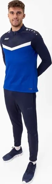 Реглан Jako ZIP TOP ICONIC синьо-біло-темно-синій 8624-403