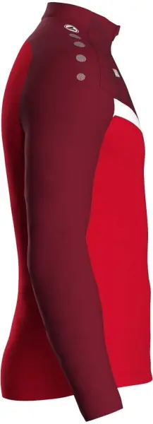 Реглан дитячий Jako ZIP TOP ICONIC червоно-біло-бордовий 8624-103