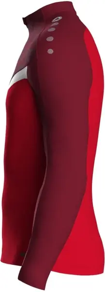 Реглан дитячий Jako ZIP TOP ICONIC червоно-біло-бордовий 8624-103