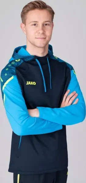 Толстовка Jako PERFORMANCE темно-синьо-блакитно-жовта 6722-908