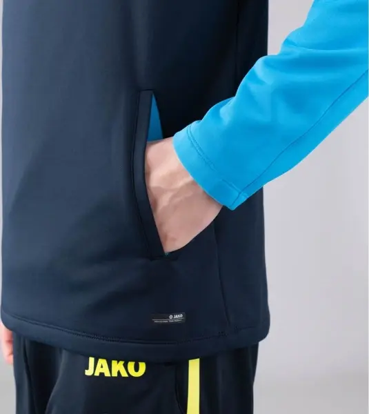 Толстовка Jako PERFORMANCE темно-синьо-блакитно-жовта 6722-908