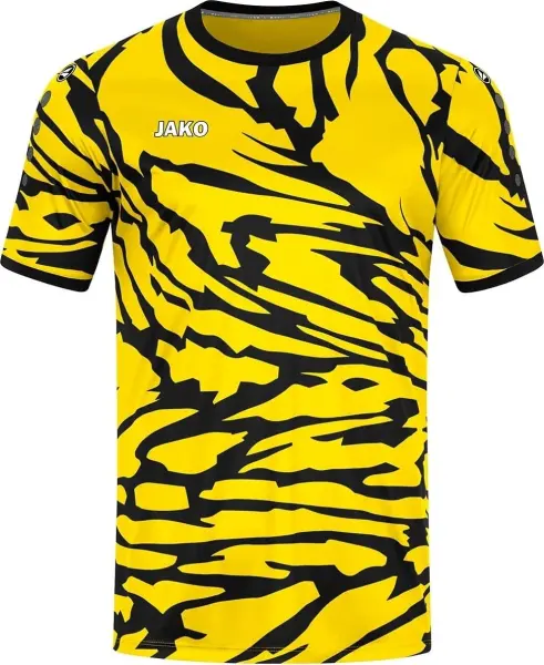 Футболка джерси детская Jako ANIMAL S/S желто-черная 4242-301