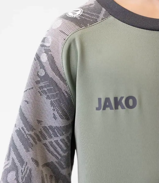 Футболка джерсі дитяча Jako ICONIC S/S м'ятно-сіра 4224-238