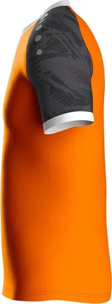 Футболка джерси детская Jako ICONIC S/S оранжево-серо-белая 4224-351