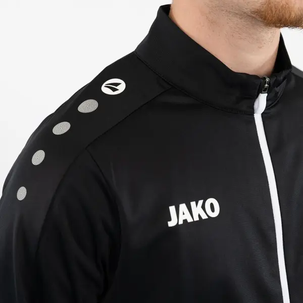 Олімпійка (мастерка) Jako ONE чорно-біла 9300-800