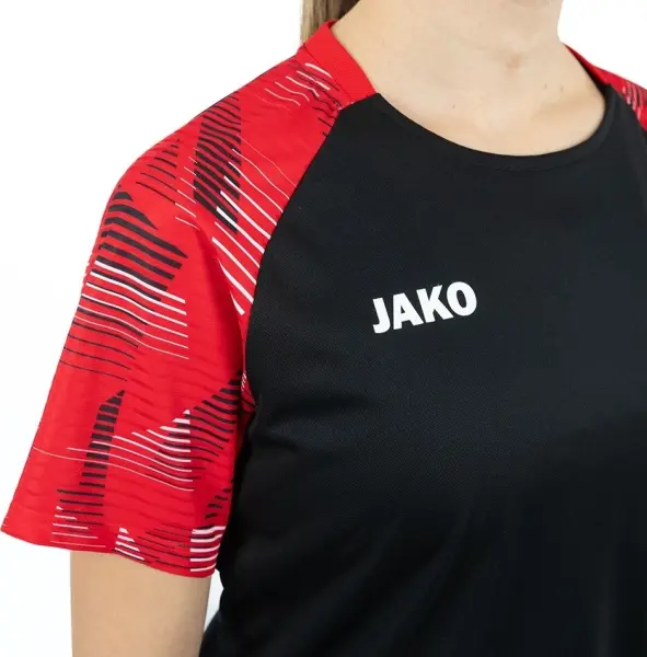 Футболка жіноча Jako SONIC чорно-червона 6126D-812
