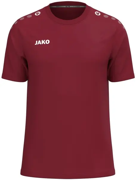 Футболка Jako ONE бордово-белая 6101-155