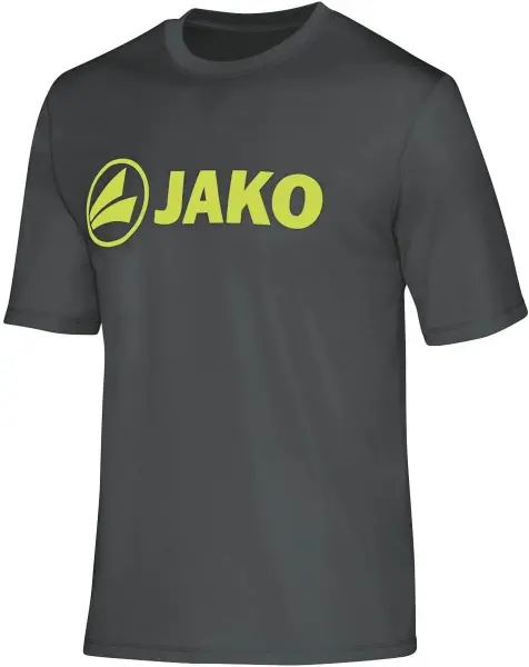 Футболка Jako PROMO темно-серо-лаймовая 6164-21