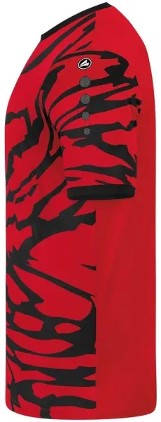 Футболка джерси детская Jako ANIMAL S/S красно-черная 4242-111