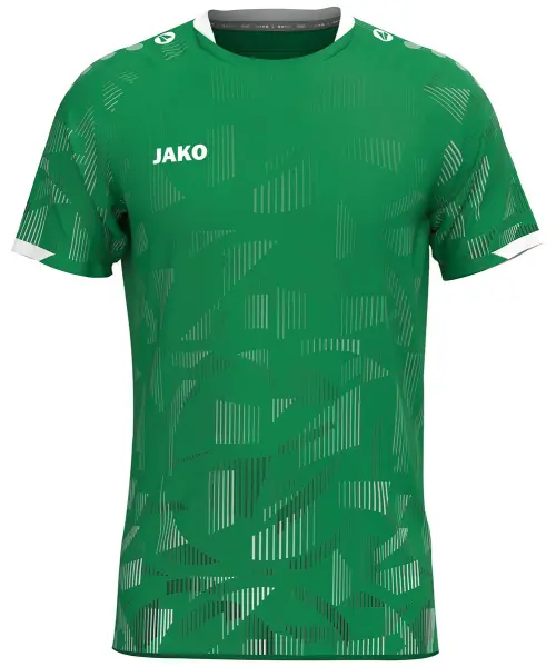 Футболка джерсі дитяча Jako SONIC S/S зелено-чорно-біла 4226-261