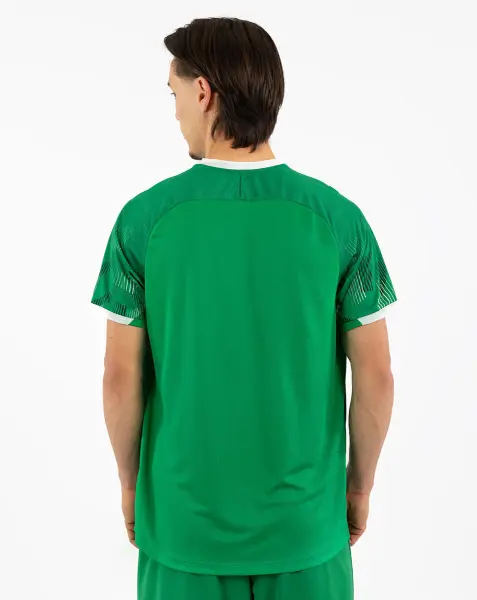 Футболка джерсі дитяча Jako SONIC S/S зелено-чорно-біла 4226-261