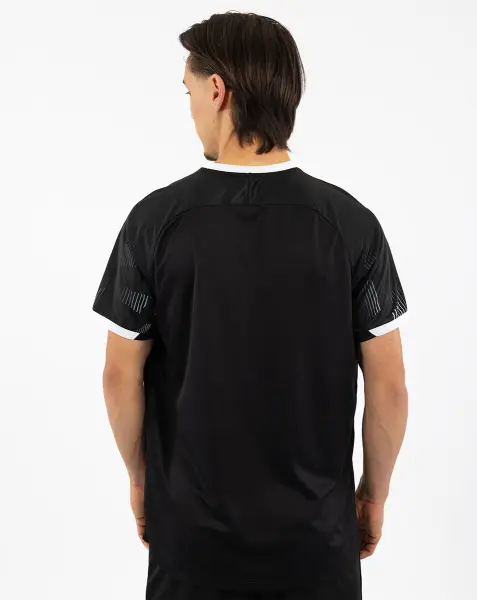 Футболка джерсі Jako SONIC S/S чорно-сіро-біла 4226-801
