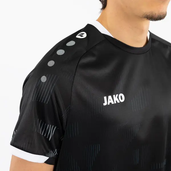 Футболка джерсі Jako SONIC S/S чорно-сіро-біла 4226-801