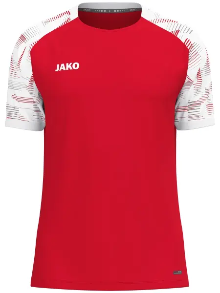 Футболка Jako SONIC красно-белая 6126-105