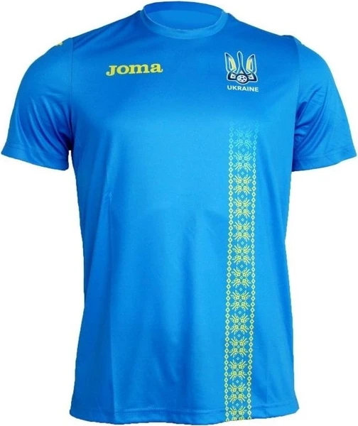 Футболка синяя сборной Украины РЕПЛИКА Joma FFU401012.17