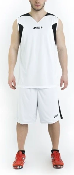 Баскетбольна форма двостороння чорно-біла Joma BASKET 1184.001