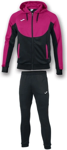 Спортивный костюм с капюшоном Joma ESSENTIAL 101019.105 черно-розовый