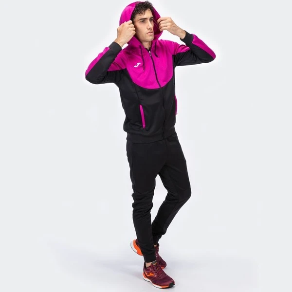 Спортивний костюм з капюшоном Joma ESSENTIAL 101019.105 чорно-рожевий