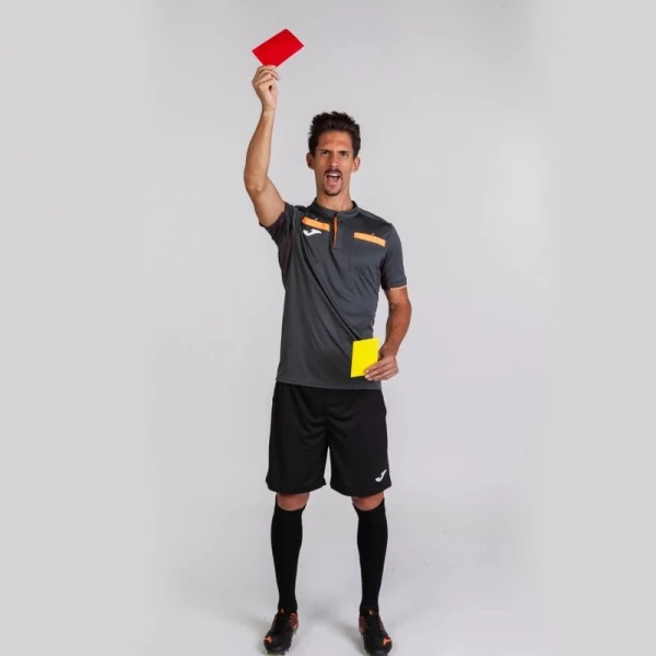 Судейская футболка Joma REFEREE 101299.169 серо-оранжевая
