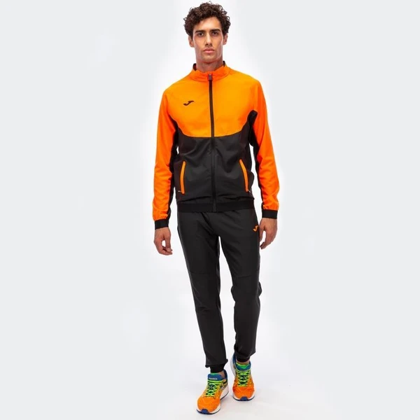 Спортивный костюм Joma ESSENTIAL 101021.120 черно-оранжевый